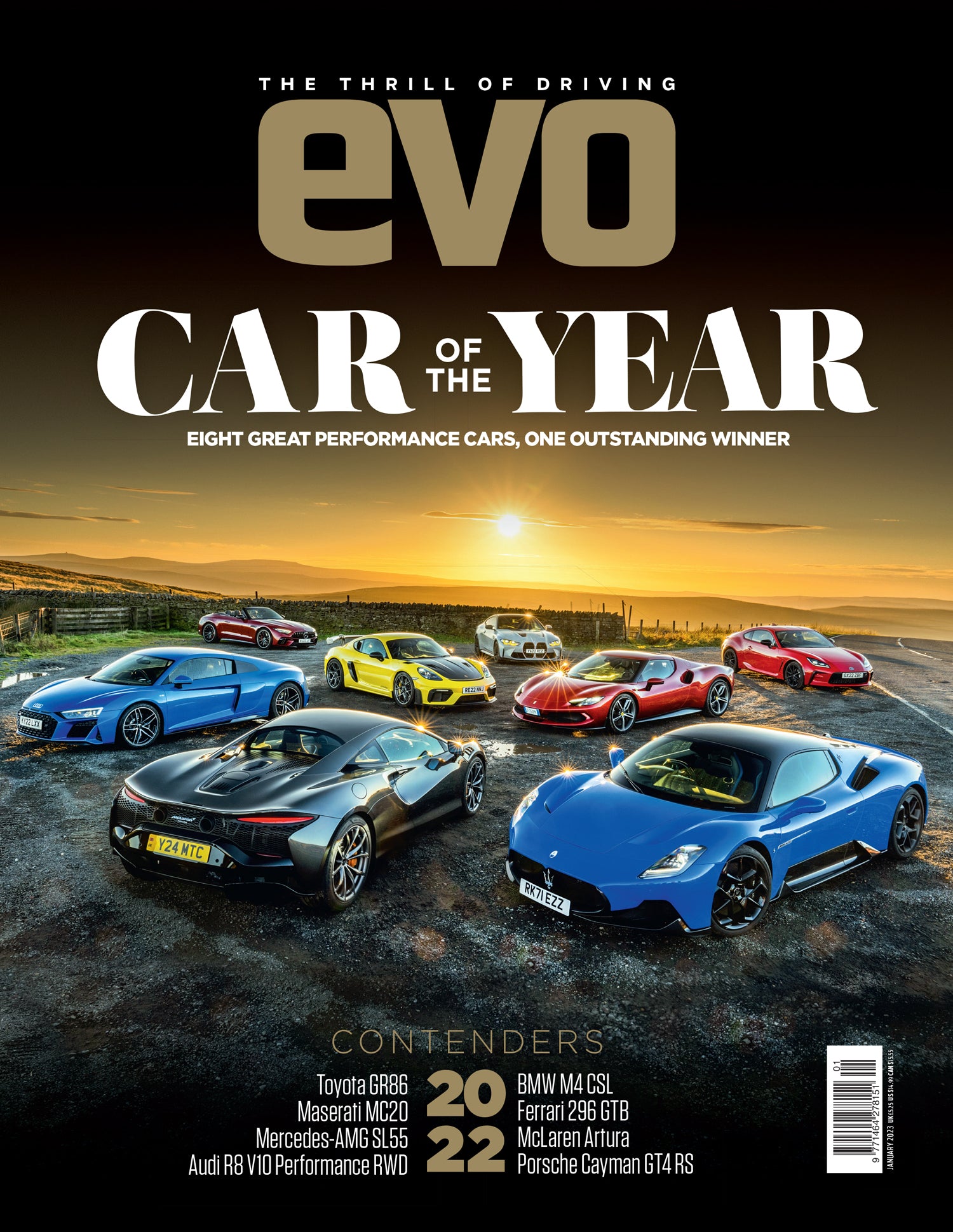 evo Car of the Year issue January 2023 & evo shop