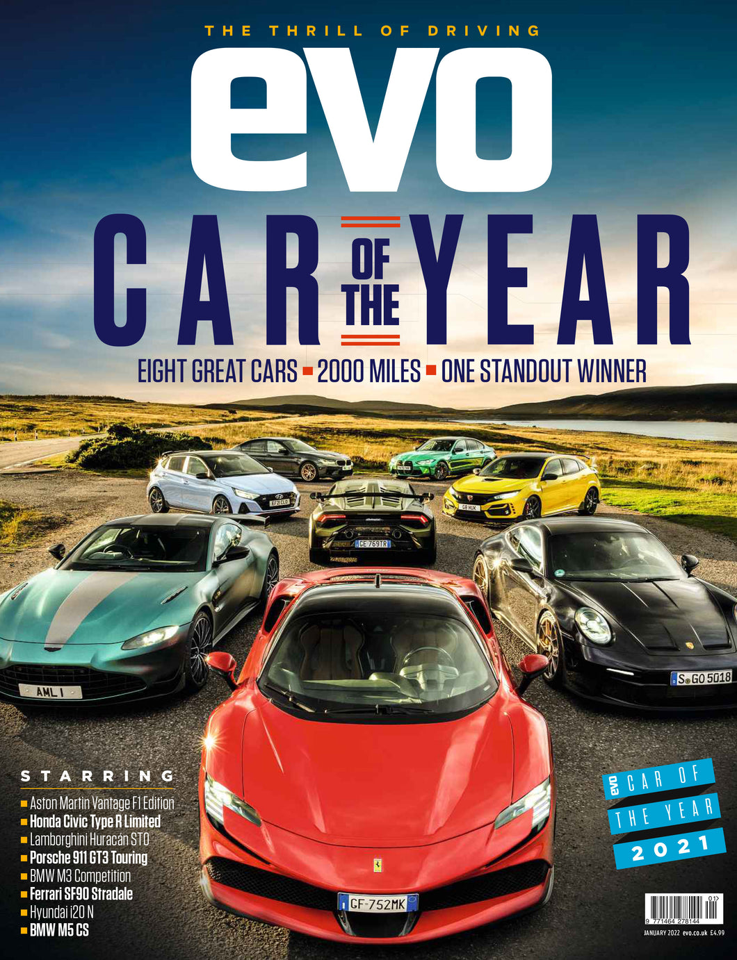 evo Car of the Year issue - January 2022